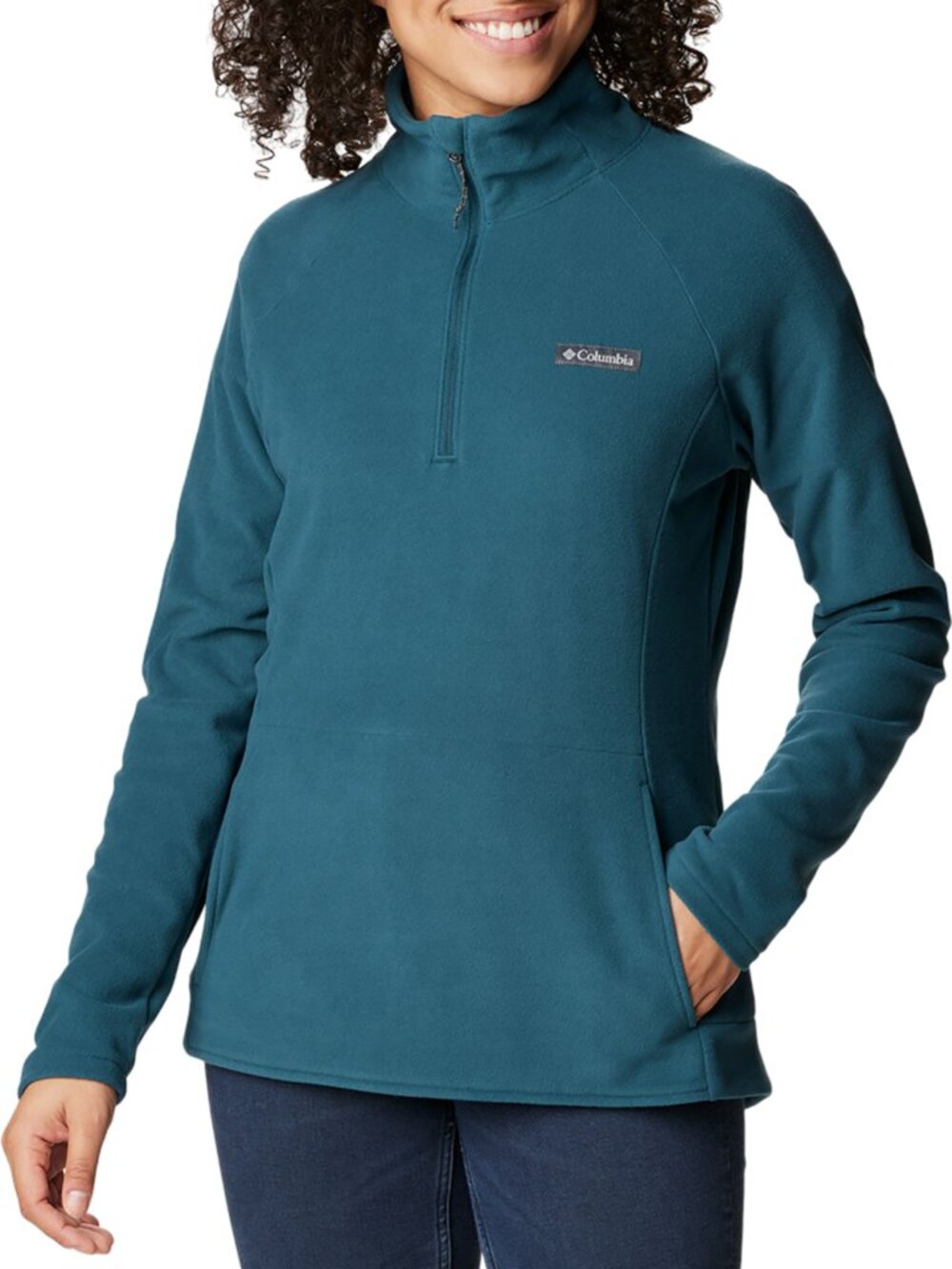 COLUMBIA Ali Peak II Quarter Zip Fleece Pullover - Women's Night Wave / XS